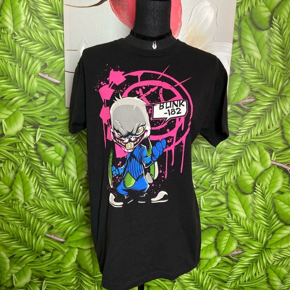 Tops | Retro Blink 182 Bunny Graphic T 